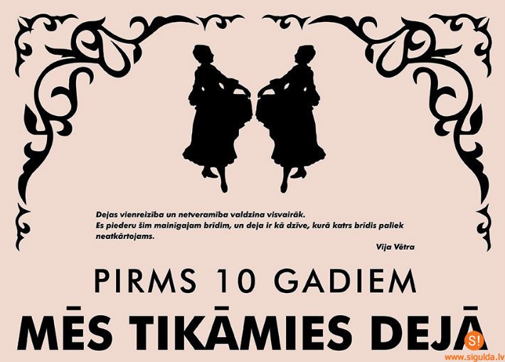 Senioru deju kopu koncerts „Mēs tikāmies dejā”