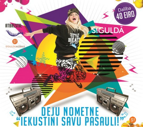 Deju nometne „Iekustini savu pasauli!” Siguldā