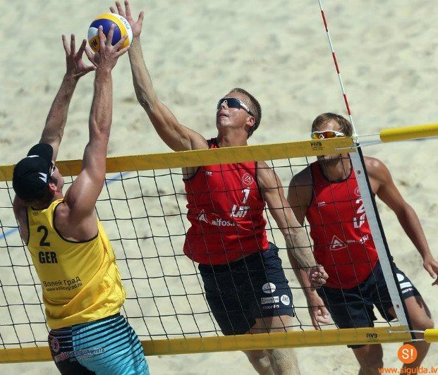 Siguldieša Edvarta Buivida panākumi pludmales volejbolā