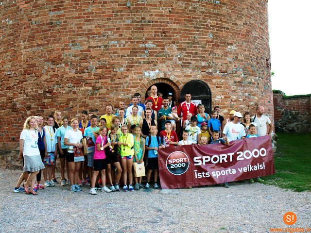 Turaidas pilij – 800, skrējiens „Ātrākais ziņnesis” pils Galvenajā tornī