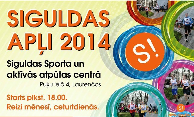 Šodien pievienojies skriešanas treniņam „Siguldas apļi” 5.kārta