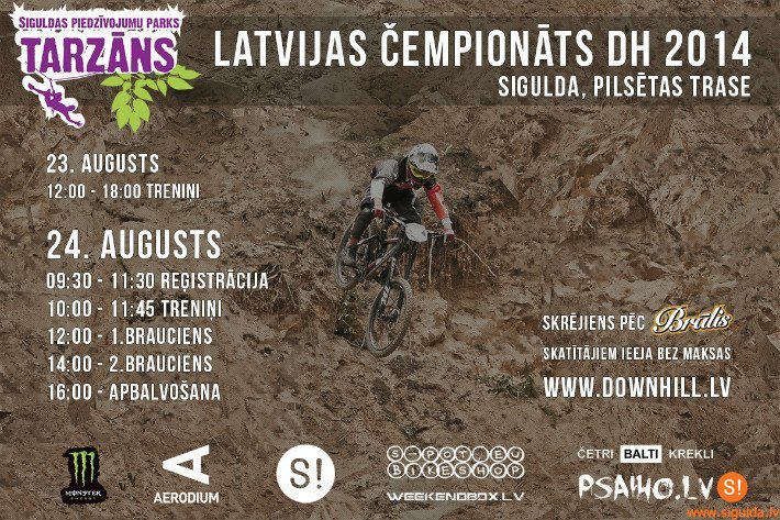 Latvijas čempionāts kalnu divriteņu disciplīnā „Downhill 2014”