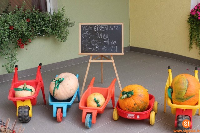 Ķirbju svētki bērnudārzā „Ieviņa”