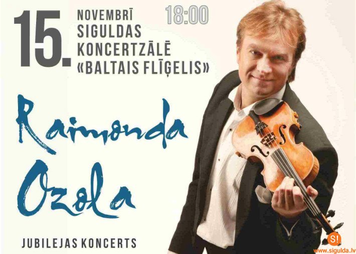 Siguldas koncertzālē uz jubilejas koncertu aicina Raimonds Ozols