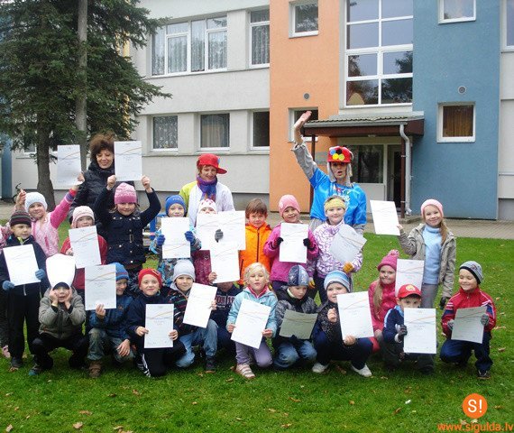 Olimpiskā diena bērnudārzā „Pīlādzītī”