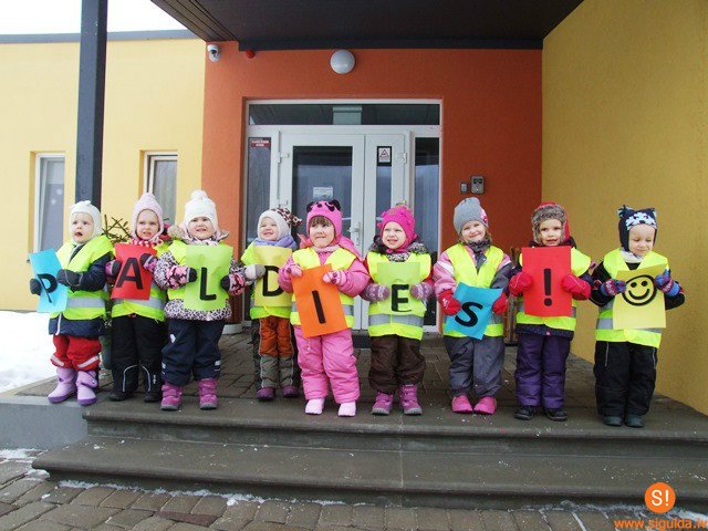 Bērnudārza „Pasaciņa” lielais paldies