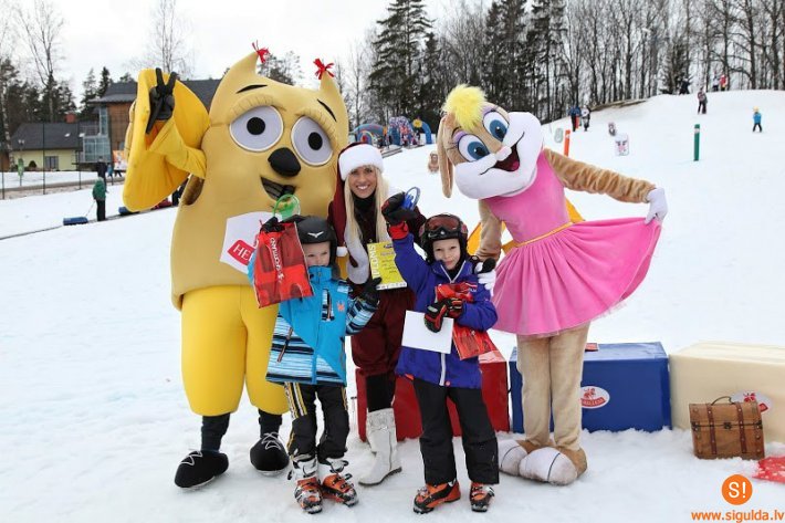 Mini slaloma sacensības „Mazais Reinis 2015” nosvinētas