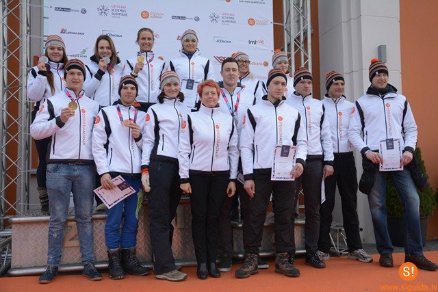 Siguldas novadam 18 medaļas un 1.vieta Latvijas III Ziemas Olimpiādē