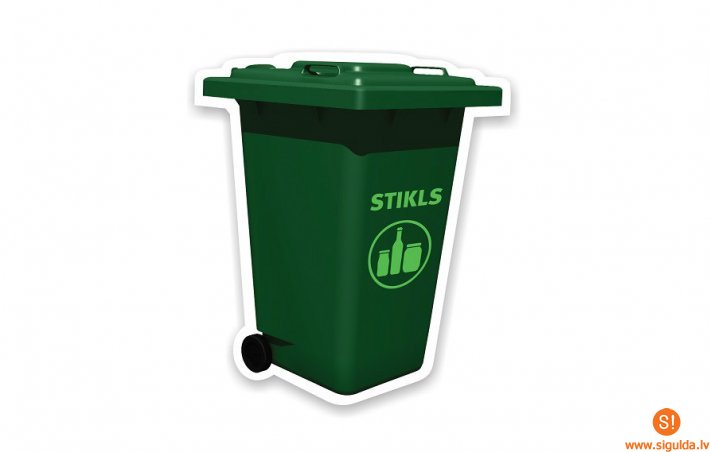 Aicina pieteikties individuālajiem stikla šķirošanas konteineriem
