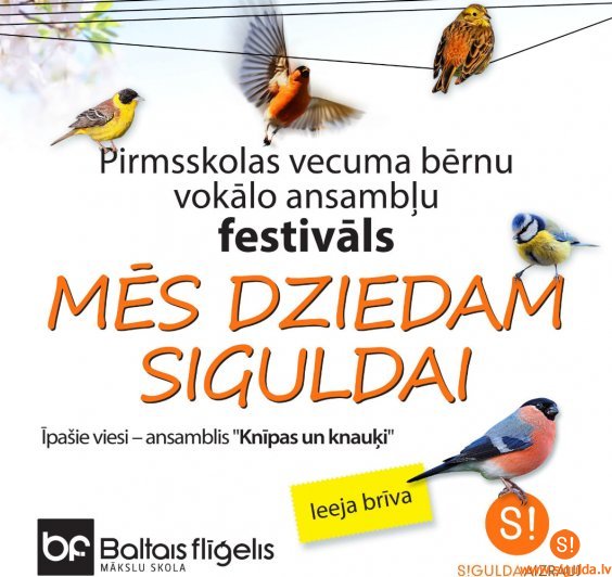Notiks pirmsskolas vecuma bērnu vokālo ansambļu festivāls
