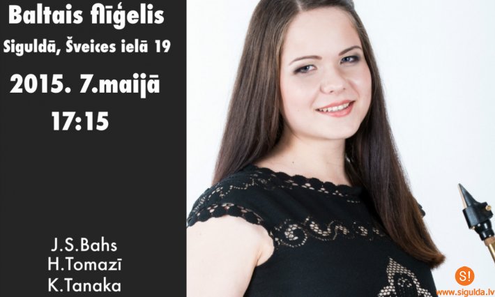 Saksofonistes Baibas Tauriņas solokoncerts „Baltajā flīģelī”