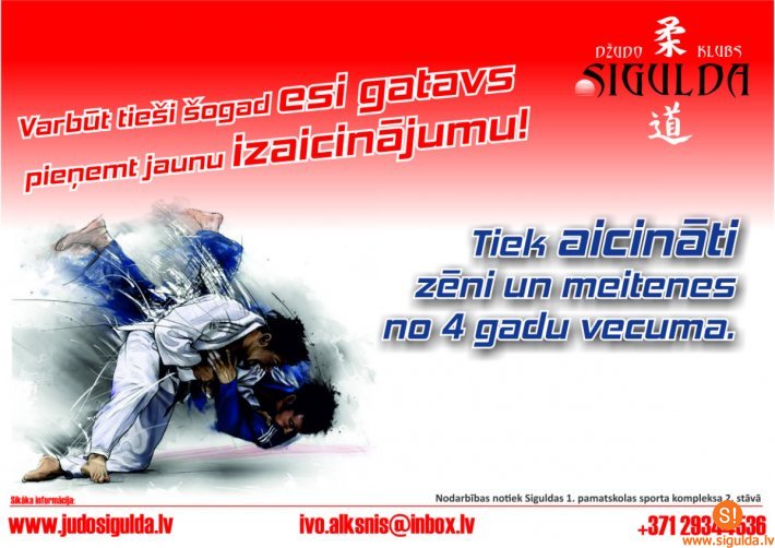 Džudo klubs uzņem jaunus dalībniekus