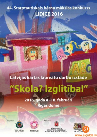 Noslēgusies bērnu mākslas konkursa “Lidice 2016” Latvijas kārta