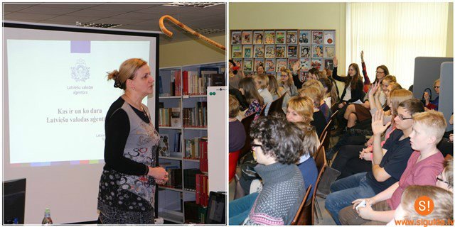Latviešu valodas meistardarbnīca Siguldas novada bibliotēkā
