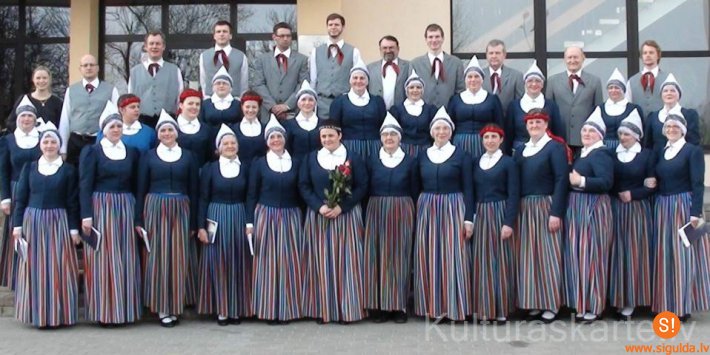 Siguldas pagasta Kultūras namā sadziedāsies kori