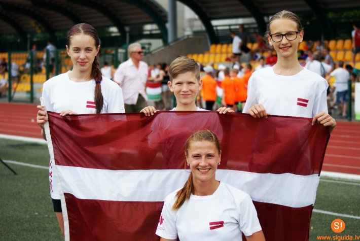 Siguldiešiem medaļas XI Starptautiskajās bērnu un jauniešu spēlēs