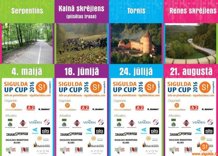 Notiks izaicinošā skrējienu seriāla „Sigulda Up Cup” trešais posms – skrējiens Turaidas tornī