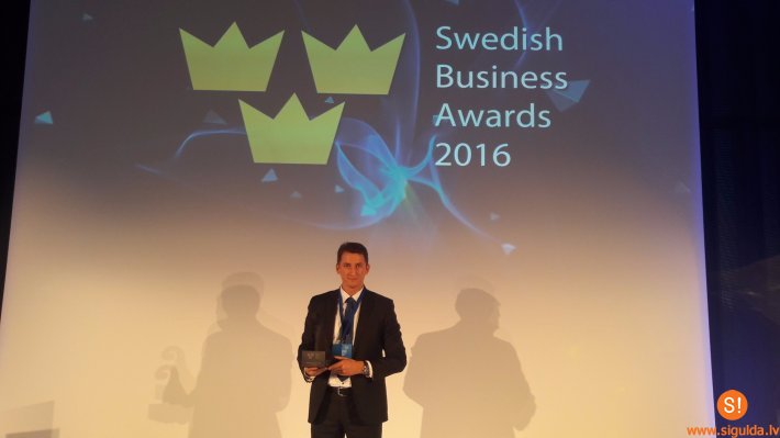 Siguldas novada uzņēmums saņem „Zviedrijas Biznesa gada balvu 2016”