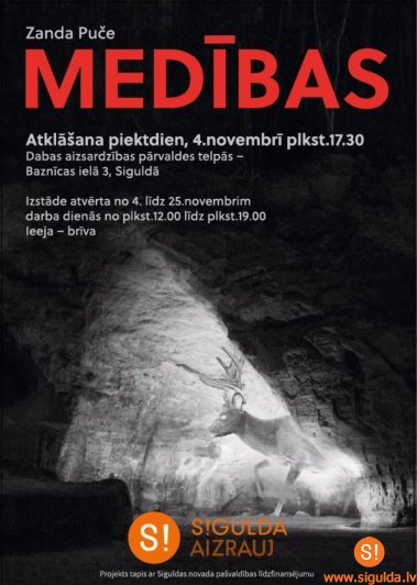 Dabas aizsardzības pārvaldes telpās skatāma Zandas Pučes izstāde „Medības”
