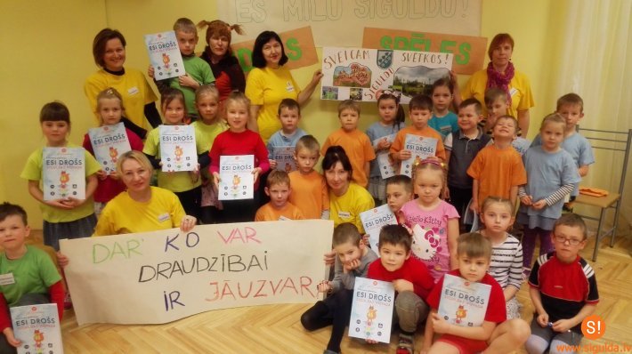 Erudīcijas konkurss „Gudrās spēles” bērnudārzā „Saulīte”