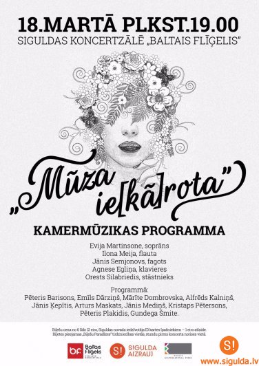 Koncertzāle „Baltais Flīģelis” aicina uz īpašu koncertstāstu „Mūza ie[kā]rota”