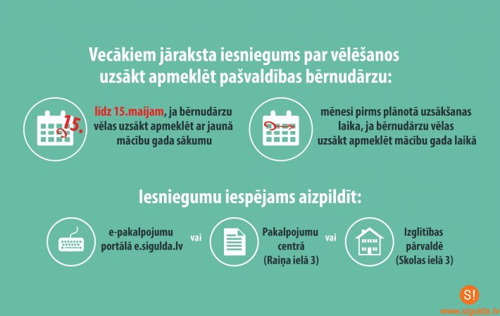 Turpinās bērnu pieteikšana bērnudārzos jaunajam mācību gadam