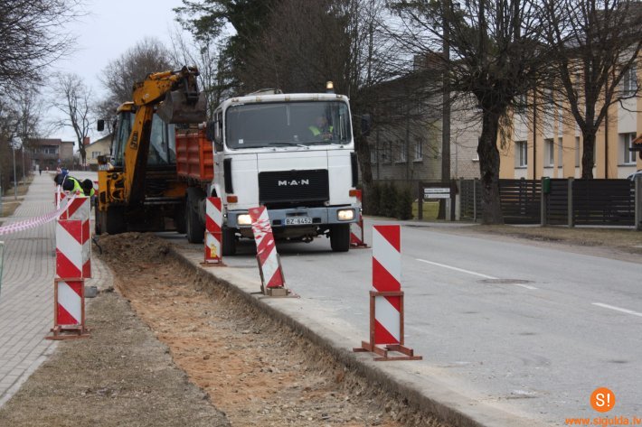 Uzsākta Dārza ielas nomaļu sakārtošana