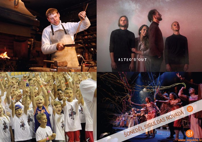 Šonedēļ Siguldas novadā – Akcija „Satiec savu meistaru!”, Teātra diena Morē un „Astro’n’out” koncerts