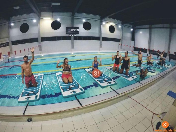 Siguldas Sporta centrs piedāvā  ūdens fitnesa nodarbības