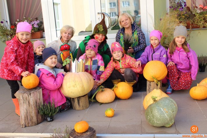 Ķirbju svētki bērnudārzā „Ieviņa”