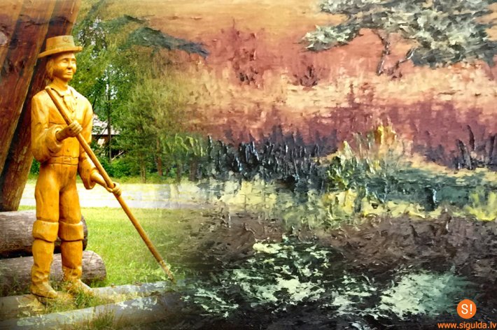 Siguldas pagasta Kultūras namā skatāma izstāde „Satikšanās”