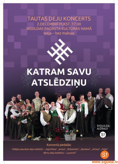 Notiks tautas deju koncerts „Katram savu atslēdziņu”