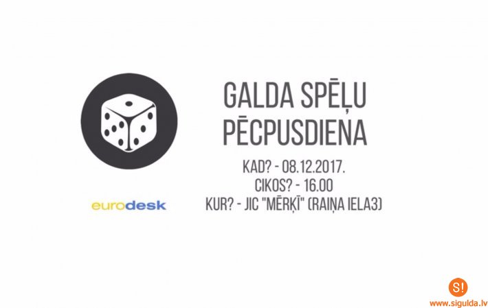 Piedalies Galda spēļu vakarā „Mērķī”!