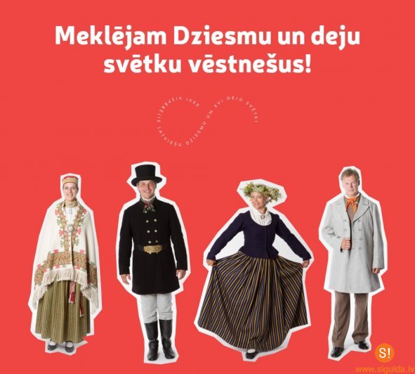 Meklē Dziesmu un deju svētku vēstnešus