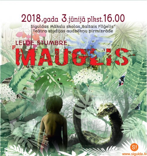 Teātra studijas audzēkņi aicina uz jauniestudējuma „Mauglis” pirmizrādi