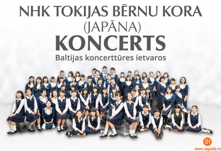 Tokijas bērnu koris sniegs bezmaksas koncertu koncertzālē „Baltais Flīģelis”