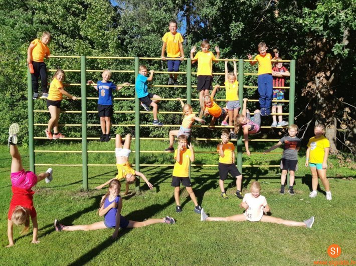 Aizvadīta sporta treniņnometne