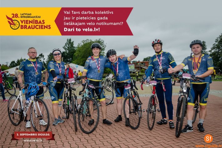 Latvijas Riteņbraucēju Vienības braucienā noteiks kuplākos uzņēmumu kolektīvus