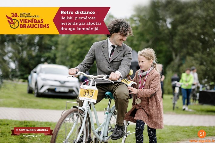 Vienības velobrauciena laikā notiks „Retro velo” tūrisma brauciens