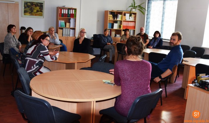 Siguldas Valsts ģimnāzijā viesojas skolotāji no Vīlandes