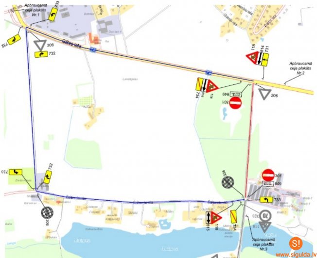 Turpinās būvdarbi ceļam uz Pelītēm; apbraucamais ceļš tiks sakārtots labvēlīgos laikapstākļos