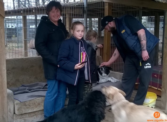 Allažu pamatskolas skolēni ziedo dzīvnieku patversmei „Ulubele”