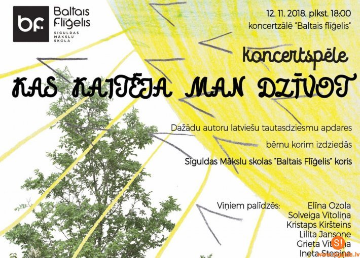 Koncertzālē „Baltais Flīģelis” notiks koncertspēle „Kas kaitēja man dzīvot”