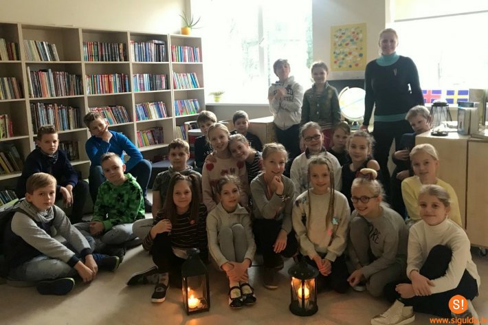 Laurenču sākumskolā atzīmēta Ziemeļvalstu literatūras nedēļa