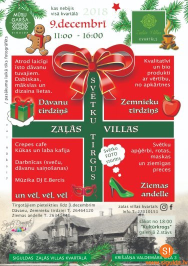 Zaļās Villas kvartālā notiks „Kultūrkroga” pasākumi un tirgus