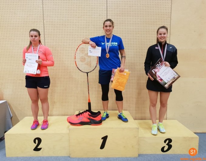 Novadniecēm godalgotas vietas „Yonex” atklātajā čempionātā badmintonā