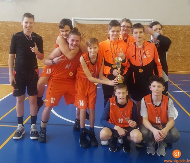 Aizvadītas Siguldas novada skolu sacensības basketbolā C vecuma grupā