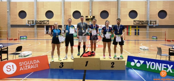 Siguldas badminotinistiem uzvaras „Yonex X” sacensībās