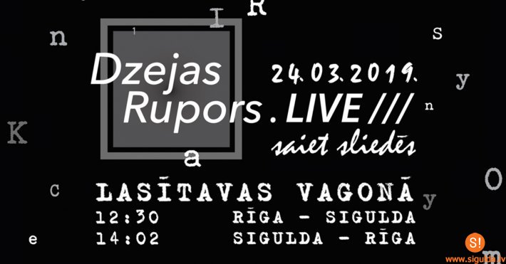 Notiks radošā performance vilciena lasītavas vagonā ceļā uz Siguldu