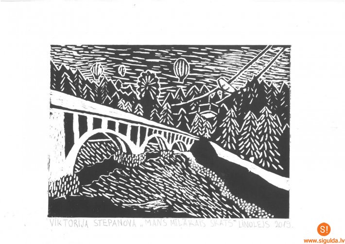 Atklāta konkursa „Siguldas līnijas” izstāde „Manas apkārtnes ainava”